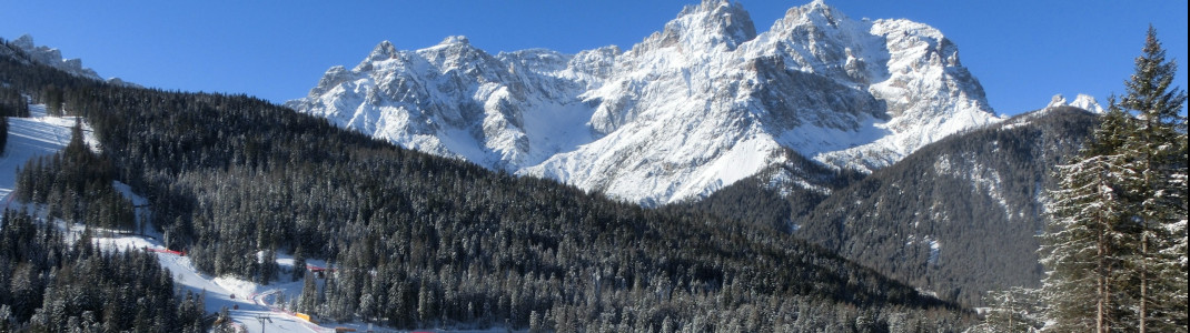Die Signaue verbindet die Skiberge Helm und Rotwand