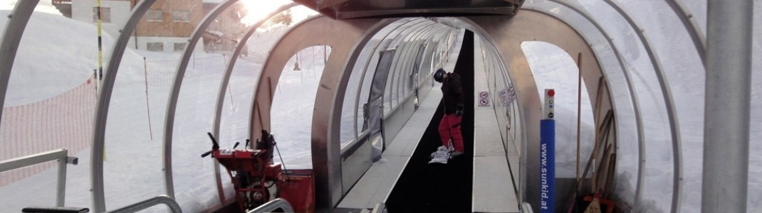 Absolut vorbildlich: Der Zauberteppichlift Tanzbode ist überdacht. Hier macht das Üben auch bei schlechtem Wetter Spaß.