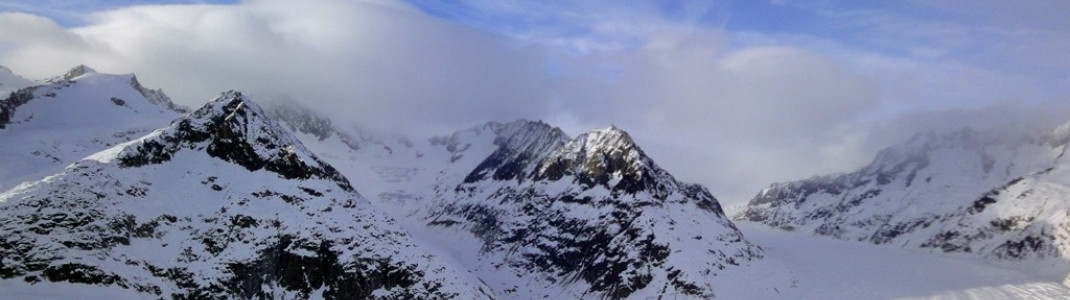 Absolutes Alleinstellungsmerkmal: Die Aletsch Arena ist wunderschön gelegen und bietet zahlreiche Panoramaaussichten auf den längsten Gletscher der Alpen.