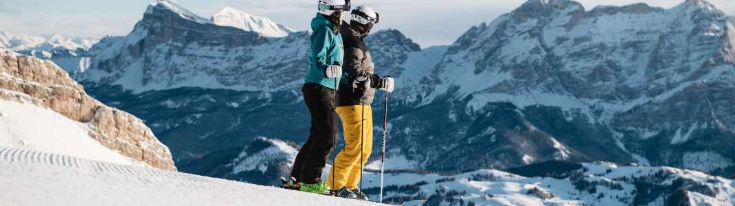 Die Skisaison in Alta Badia geht von Dezember bis April.