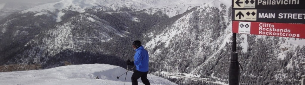 Die Pallavicini Abfahrt gehört zu den berüchtigsten Double Diamond Runs in Nordamerika. Diese Abfahrt sollte jeder Freerider mal gemacht haben.