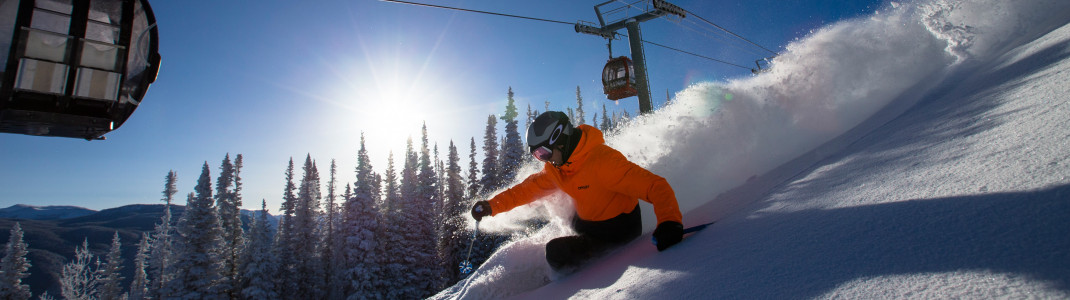 Aspen ist berühmt für seinen Champagne Powder.