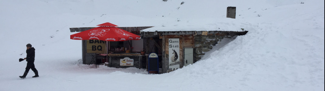 Das Dohlennest ist eine kleine, feine Bar an der blauen Piste Nr. 1