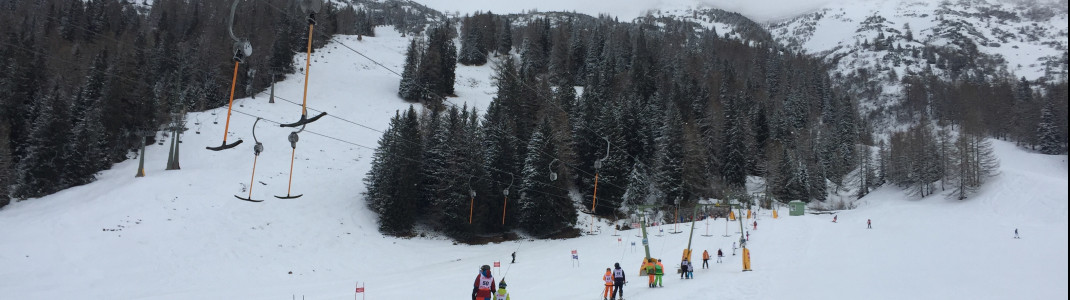 Wegen Schneemangel konnte die Piste 10 am Birgitzköpfl nicht geöffnet werden