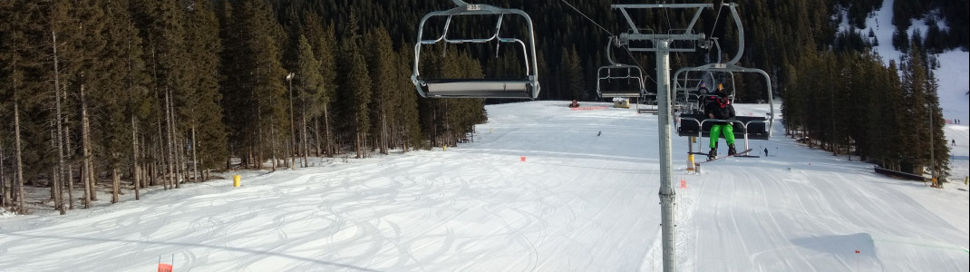 Bei unserem Testbesuch Anfang Dezmeber war der Snowpark leider noch nicht komplett geshaped