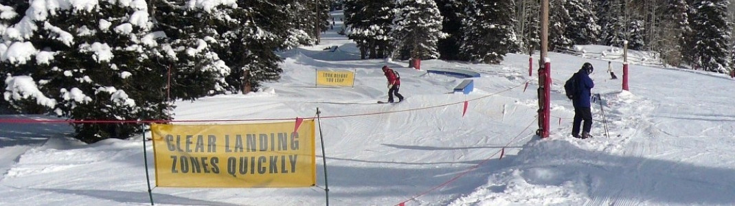 Insgesamt drei Funparks und eine Halfpipe werden in Beaver Creek präpariert.