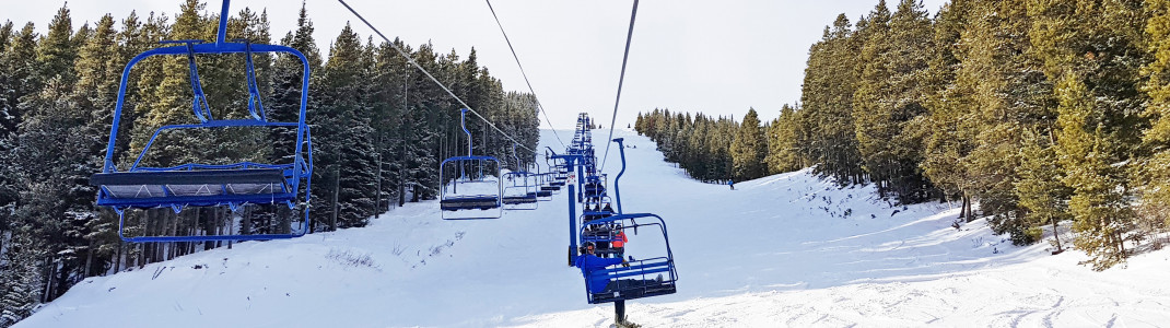 Die Liftanlagen im Skigebiet sind bereits in die Jahre gekommen...
