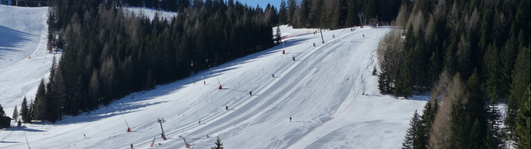 Am Sonnkogellift startet auch eine blau markierte Abfahrt