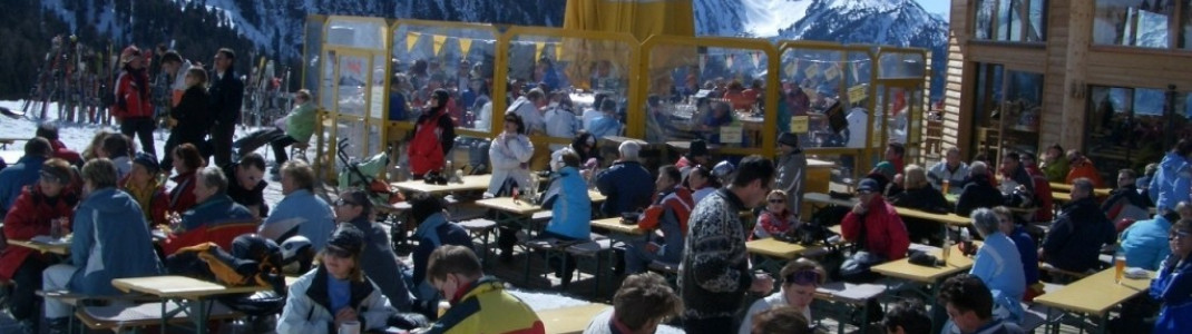 Terrasse des Zeigerrestaurants!