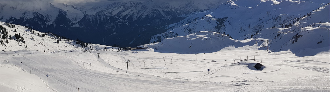 Blaue Pisten am Hirschbichl-Lift