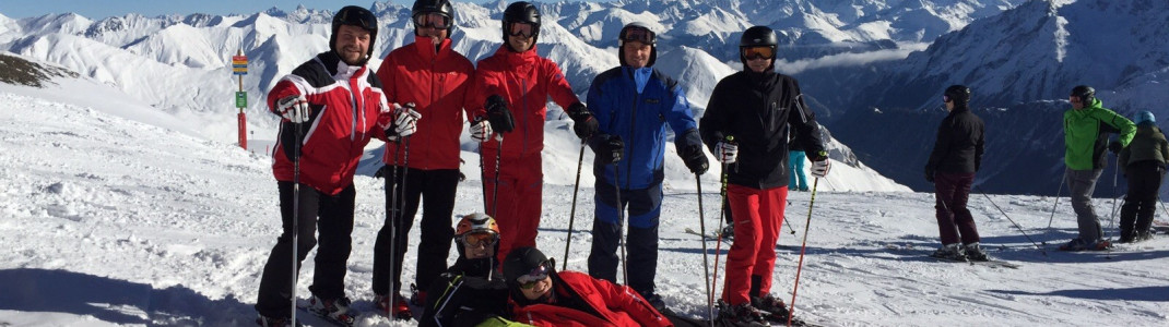 Auf der Piste unterwegs