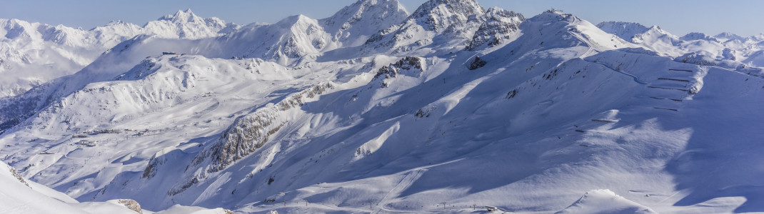 90% der Pisten liegen auf über 2000m Seehöhe: Naturschnee ist in Ischgl keine Mangelware!