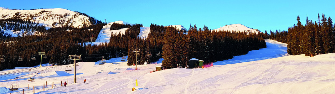 Flache Piste bei der Talstation