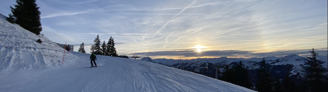 Die Familien Streif verspricht ein Panorama, egal ob morgens oder abends.