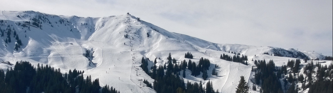 Der Steinbergkogel bietet anspruchsvolle Abfahrten