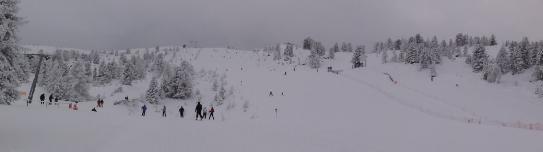 Blick auf die Piste 3.
