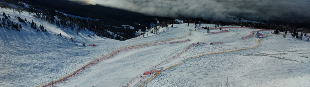 Das Highlight für Renn- und Geschwindigkeitsfreaks ist die FIS Worldcup Strecke Lake Louise