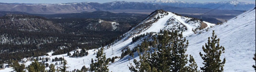 Ausblick auf die Berge der Eastern Sierra.