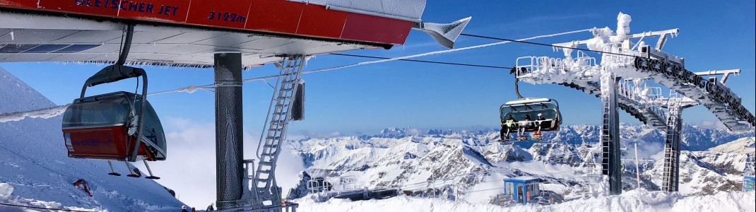 Dank seiner hohen Lage dauert die Skisaison am Mölltaler Gletscher besonders lange.