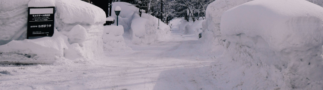 Schnee ohne Ende auch im Tal
