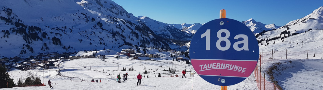 In Obertauern stehen viele blaue Pisten zur Auswahl.