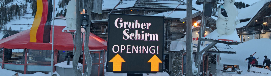 In den Schirmbars kannst du nach Liftschluss weiterfeiern.