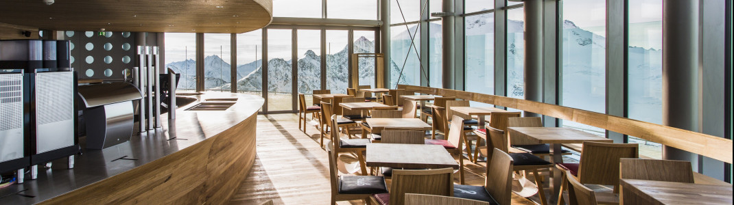 Der höchste Genuss am Pitztaler Gletscher: Café 3.440