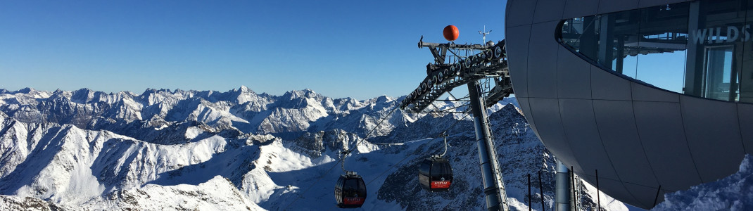 Bergfahrt mit Komfort auf höchstem Niveau: Die neue Wildspitzbahn