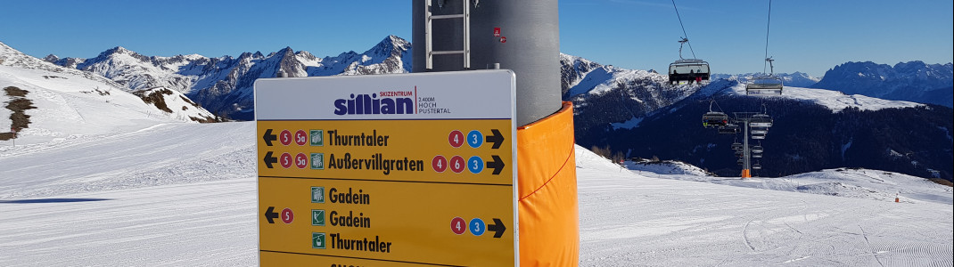 Die Beschilderung der Pisten und die Anzahl der Pistenmarkierungen ist absolut ausreichend.