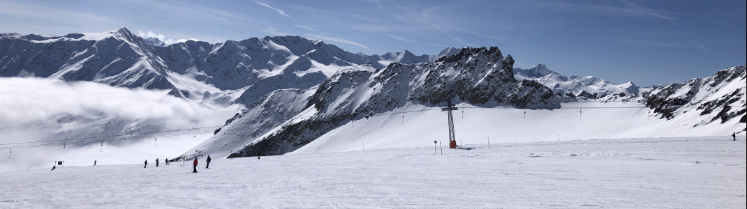 Rund 70 Pistenkilometer sind in Sölden blau markiert.