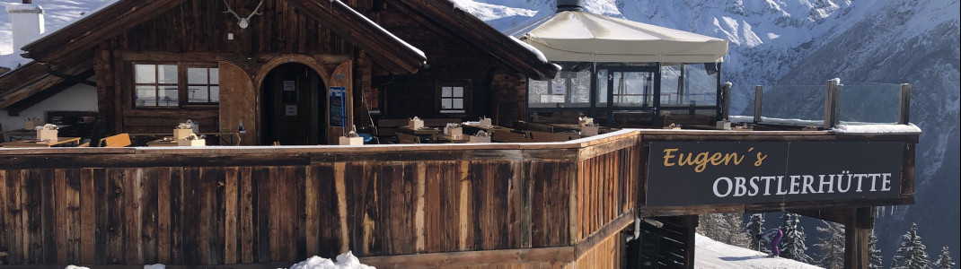 Eugen's Obstlerhütte liegt an der Rotkogl-Gondelbahn in Hochsölden.