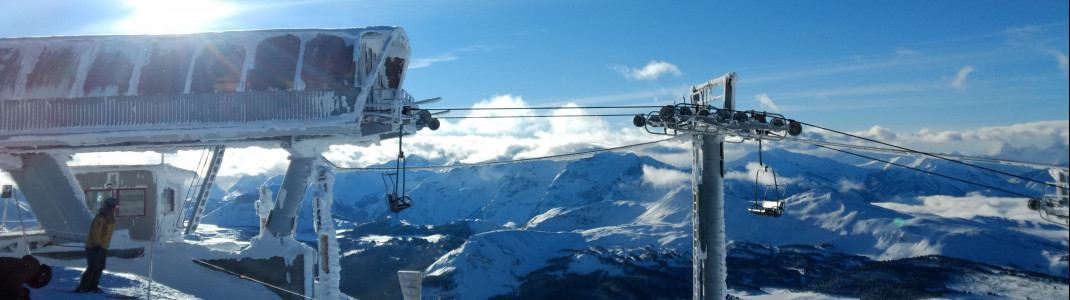 Sonne satt und reichlich Schnee erwarten dich im Sunshine Village