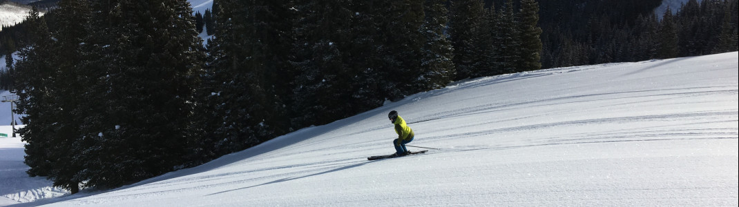 Die Pisten in Vail sind bestens präpariert.