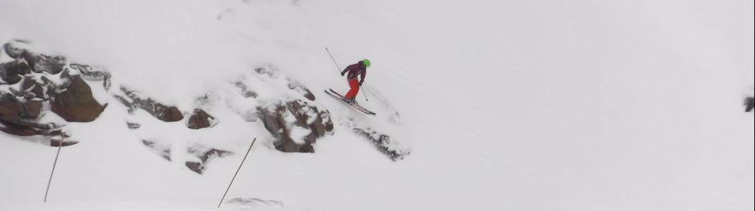 Off-Piste-Terrain neben dem Turtle Run
