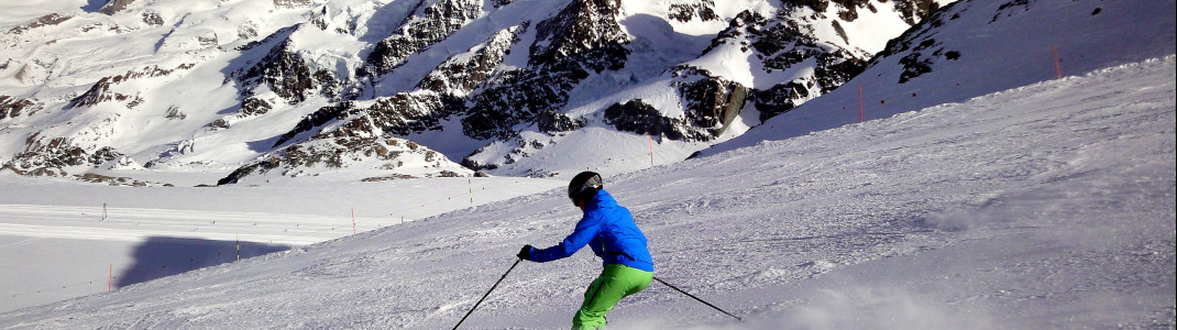 Profis können sich auf den schwarzen Pisten von Zermatt austoben