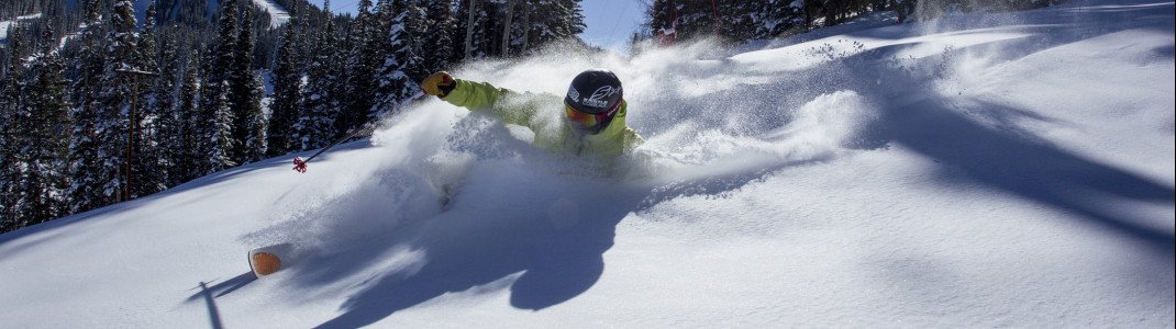 Powder skiing