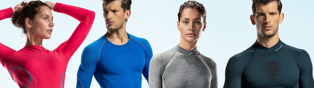 Die neuen Baselayer-Kollektionen von UYN setzen vor allem auf Wärme und Funktionalität.