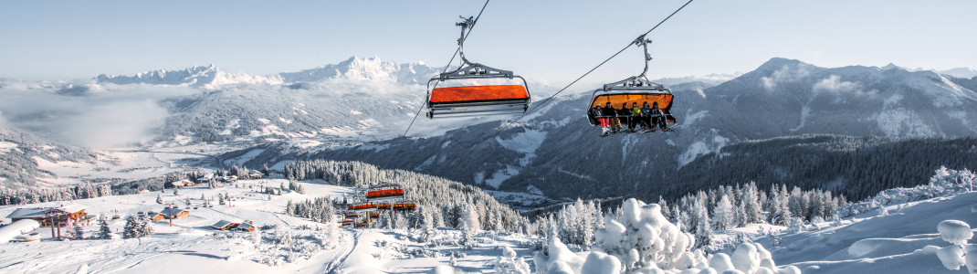 Ab nach oben mit dem Starjet 3 in Flachau