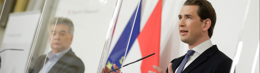 Österreich für drei Wochen im harten Lockdown: Das verkündete Bundeskanzler Sebastian Kurz am Samstagnachmittag in Wien.