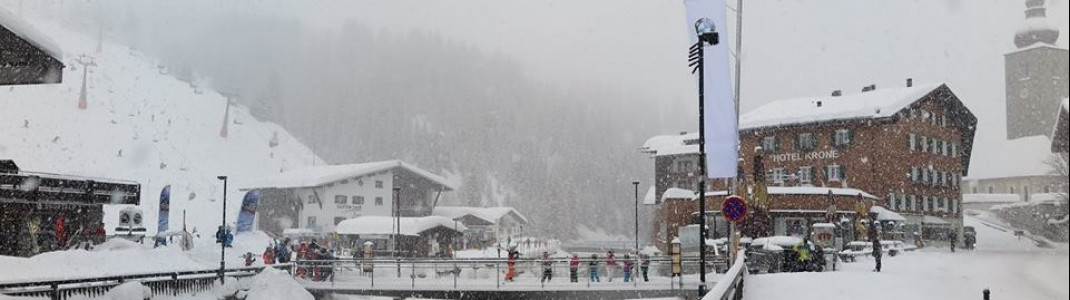 Dicke Schneeflocken werden ab Dienstag auch wieder in Lech am Arlberg vom Himmel kommen.