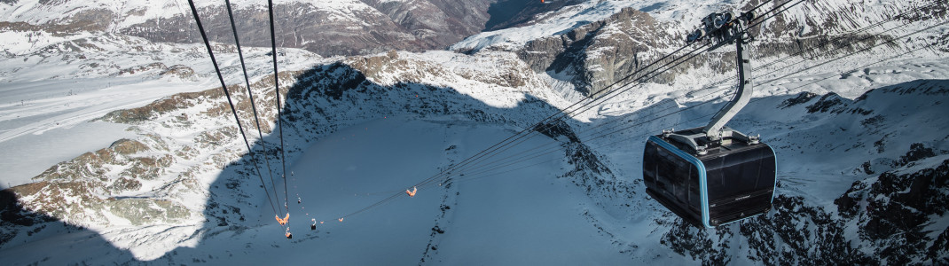 Die Kabinen in Zermatt gehören zu den modernsten weltweit.