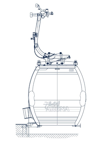 Große 8er-Kabinen sorgen künftig für jede Menge Platz und Komfort.