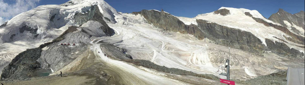 Nur für Trainingsgruppen geöffnet: In Saas-Fee findet heuer kein regulärer Sommerskibetrieb für alle statt.