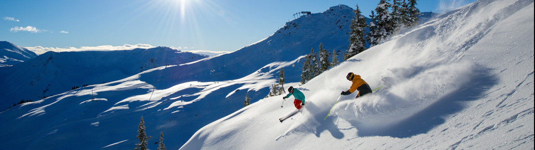 In Whistler Blackcomb, dem größten Skigebiet Kanadas, sind die Möglichkeiten für Wintersportler schier unendlich.