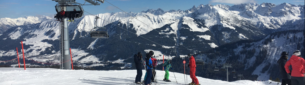 Pistenspaß im Skigebiet am Ifen im Kleinwalsertal