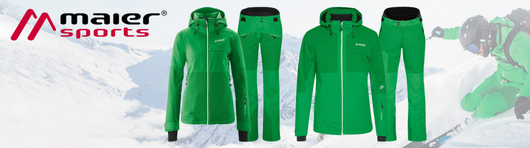 Gewinne das coole Dammkar Ski-Outfit von Maier Sports für Damen oder Herren!