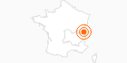 Webcam Panoramic View Thollon les Memises: Position on map