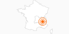 Webcam Meaudre Slope and lift: Position on map