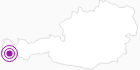 Accommodation Ferienhäuser Silvrettablick in Montafon: Position on map