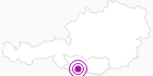 Accommodation Pension Waldkrieber in Hohe Tauern - Nationalpark-Region in Carinthia: Position on map